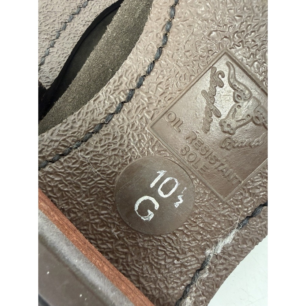 RM Williams Comfort Craftsman Boot in Chocolate Suede Size 10.5 G - Picture 15 of 16